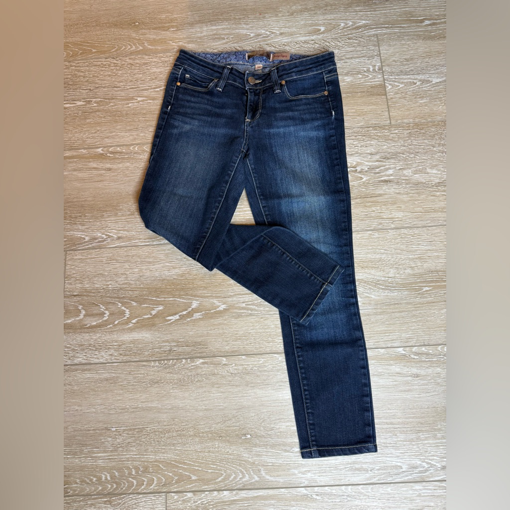 Nwot Paige Premium Denim Classic Dark Wash Skinny Jeans